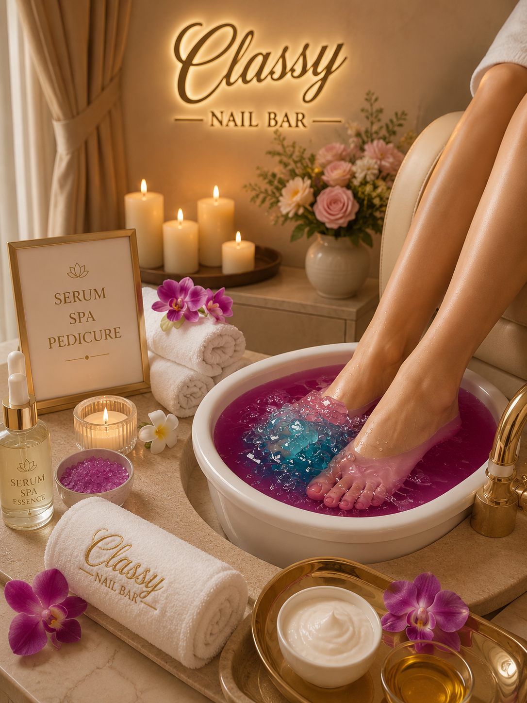 Classy Nail Bar work and interior, photo 5
