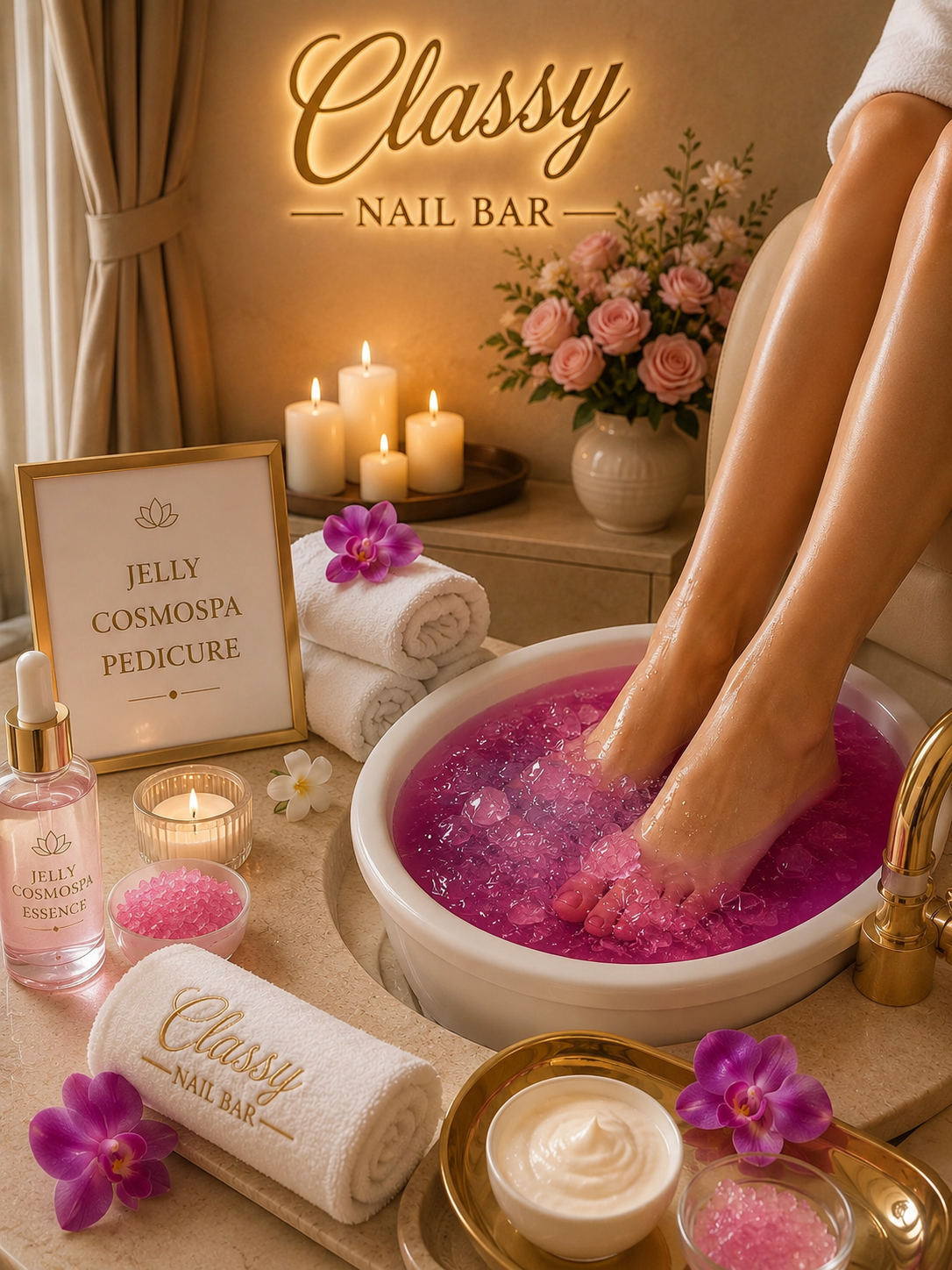 Jelly Cosmospa Pedicure